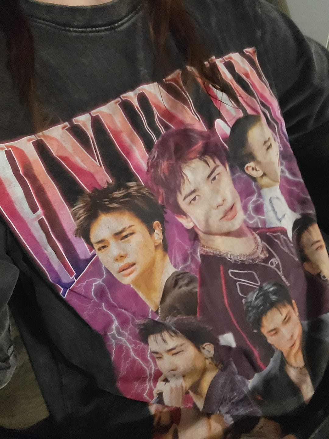 Customer photo review of Stray Kids Hyunjin Shirt
