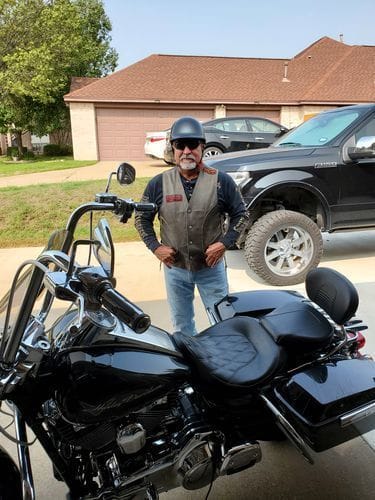 Customer photo review of Smallest Polo SOA  Half Helmet - Gloss Black