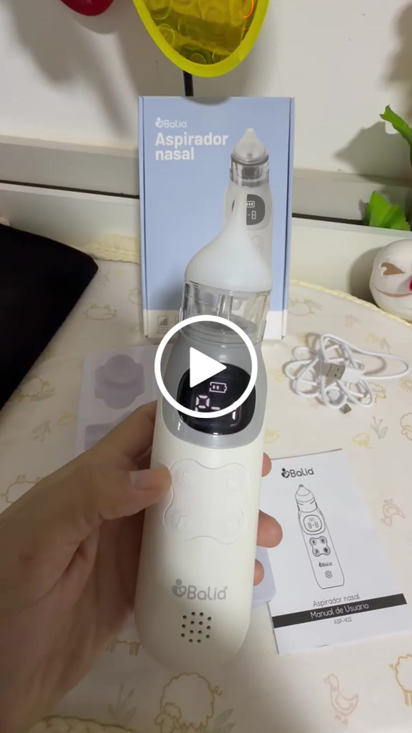 Customer video review of Aspirador nasal