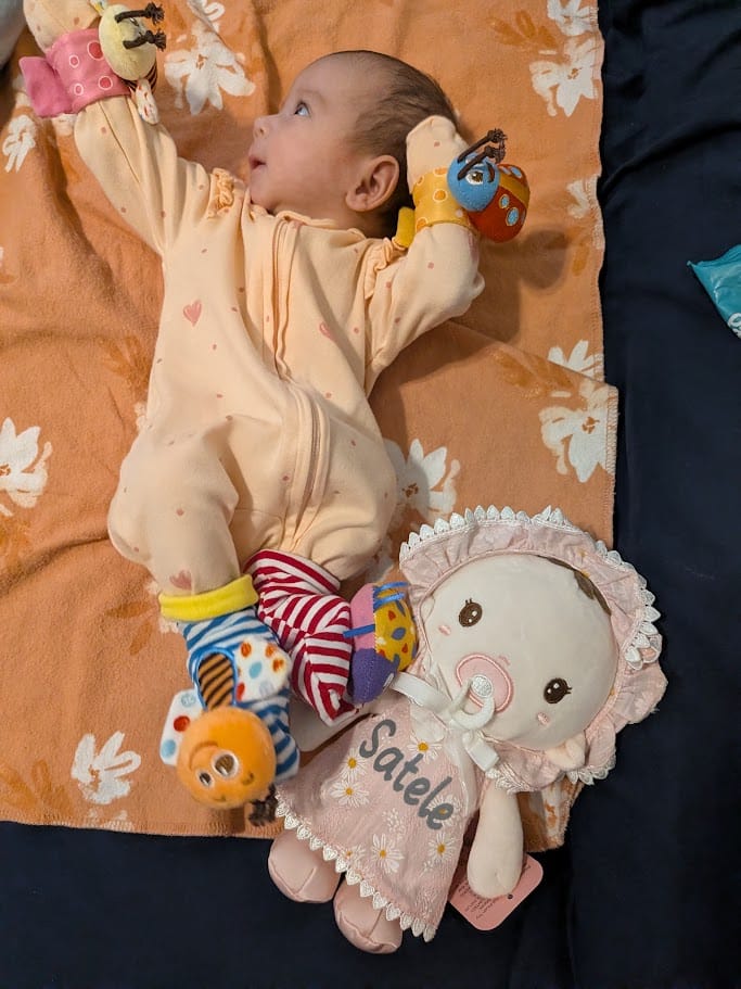 Customer photo review of Personalized Daisy Baby Girl