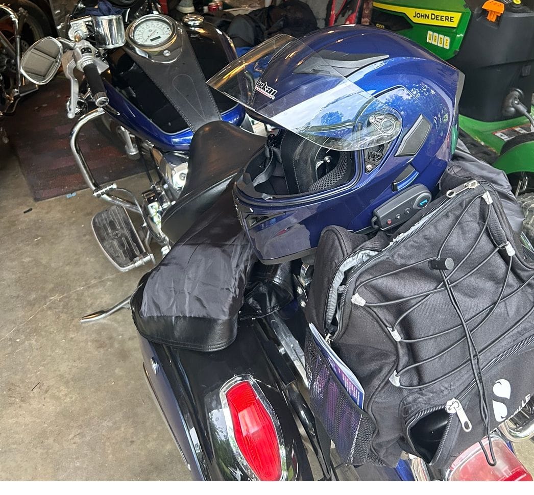 Customer photo review of R3 Modular Full Face Helmet - Bluetooth Headset
