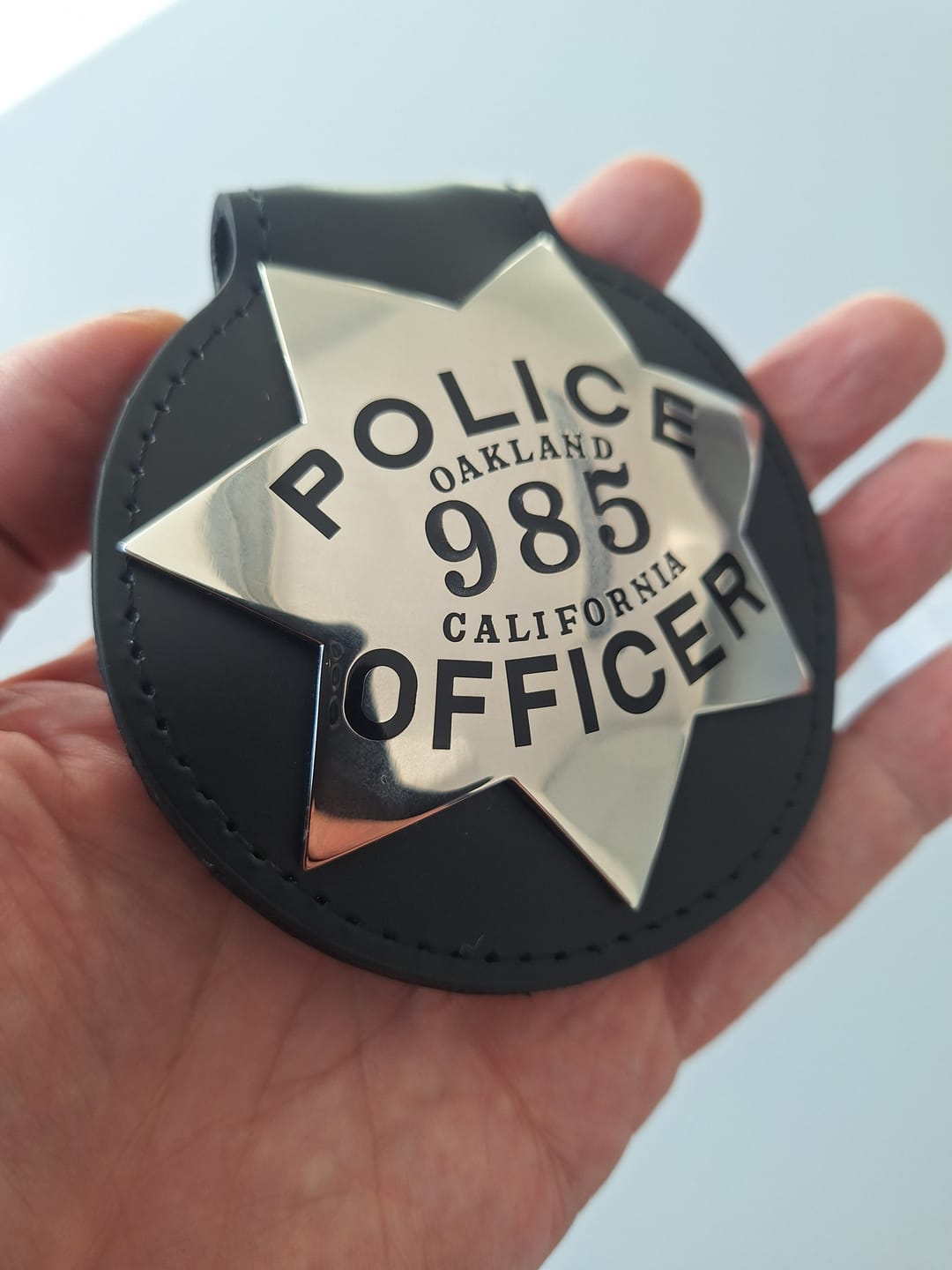Customer photo review of Custom Badge Number Charges