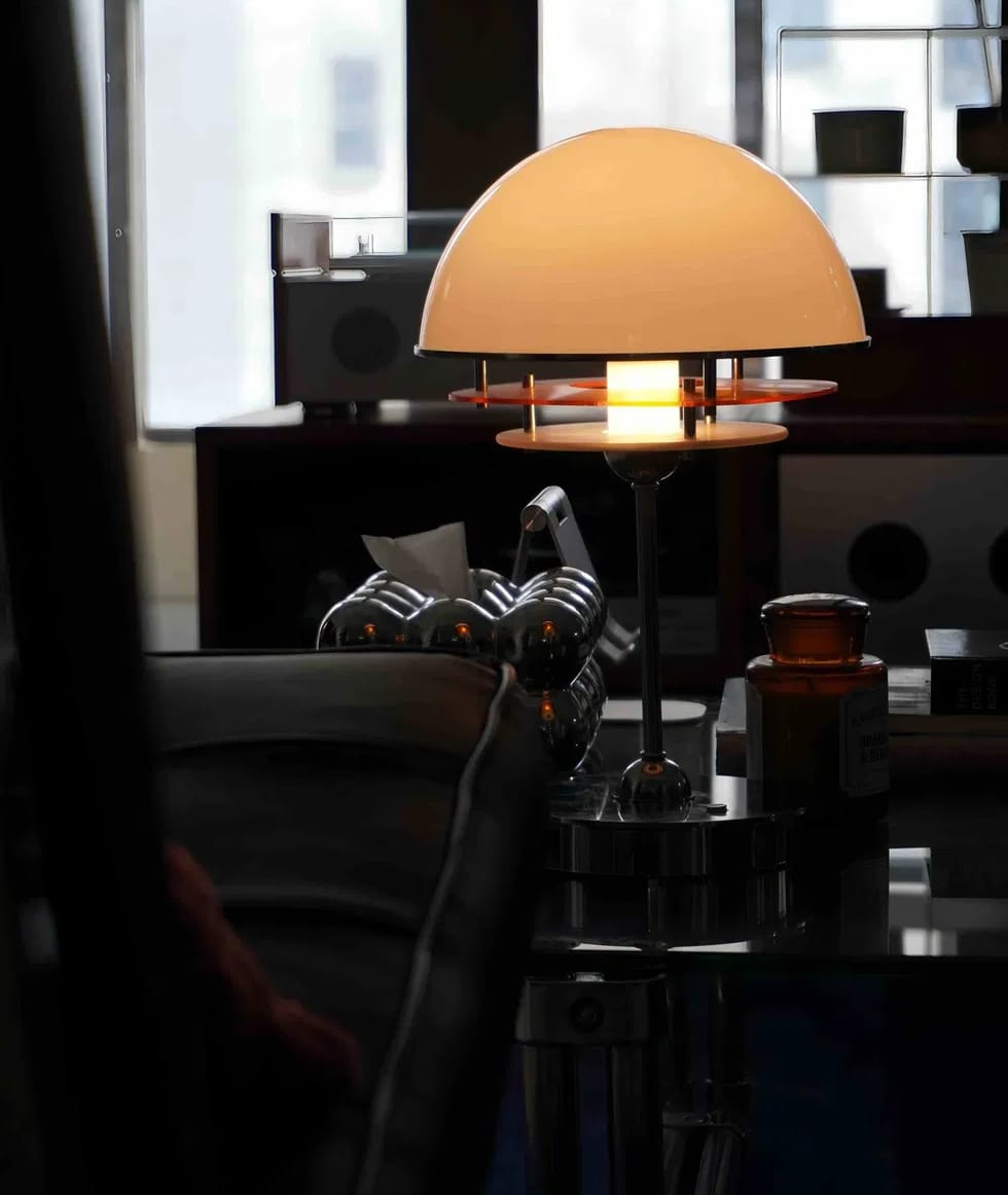 Customer photo review of Sunset Table Lamp – Bauhaus Design