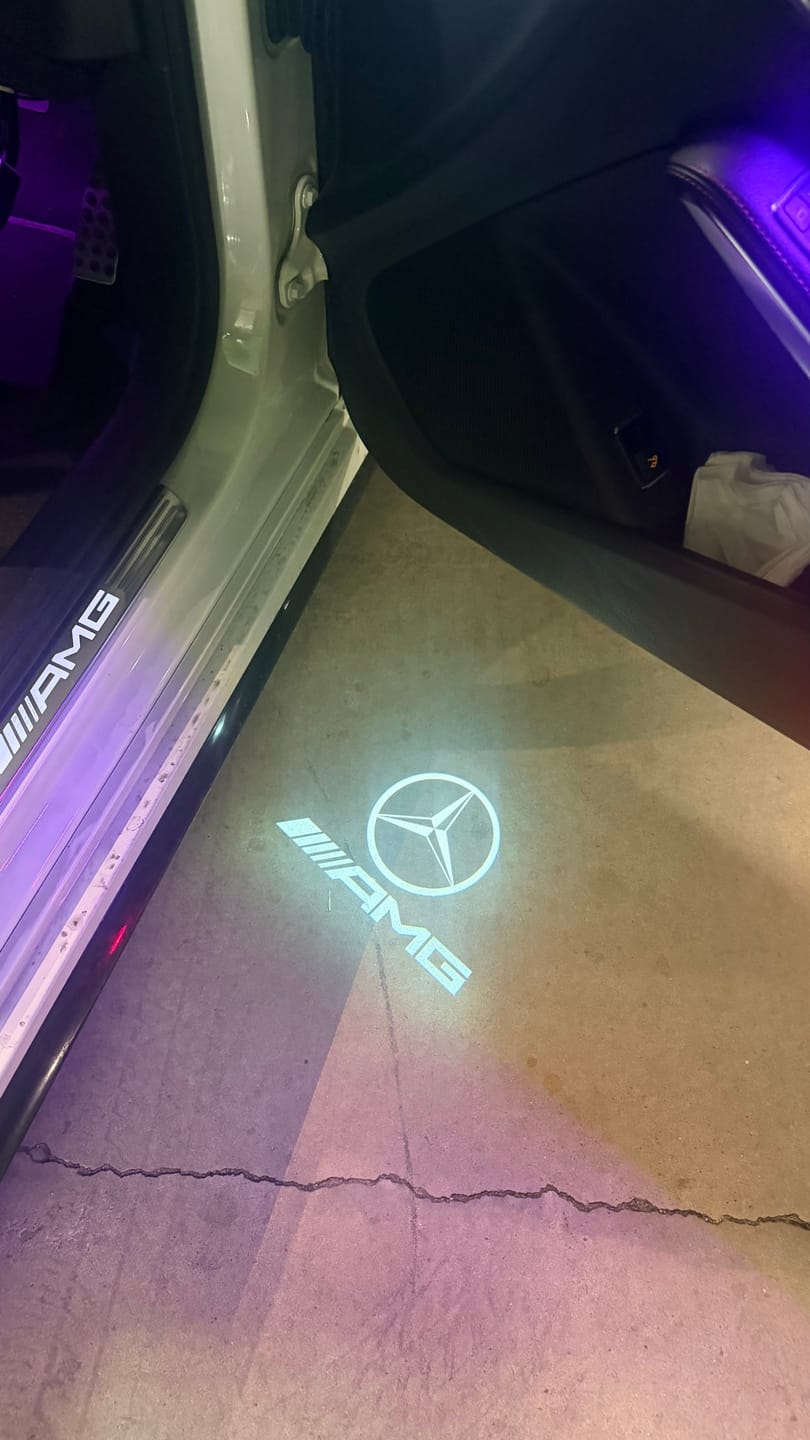 Customer photo review of MERCEDES DOOR LIGHTS