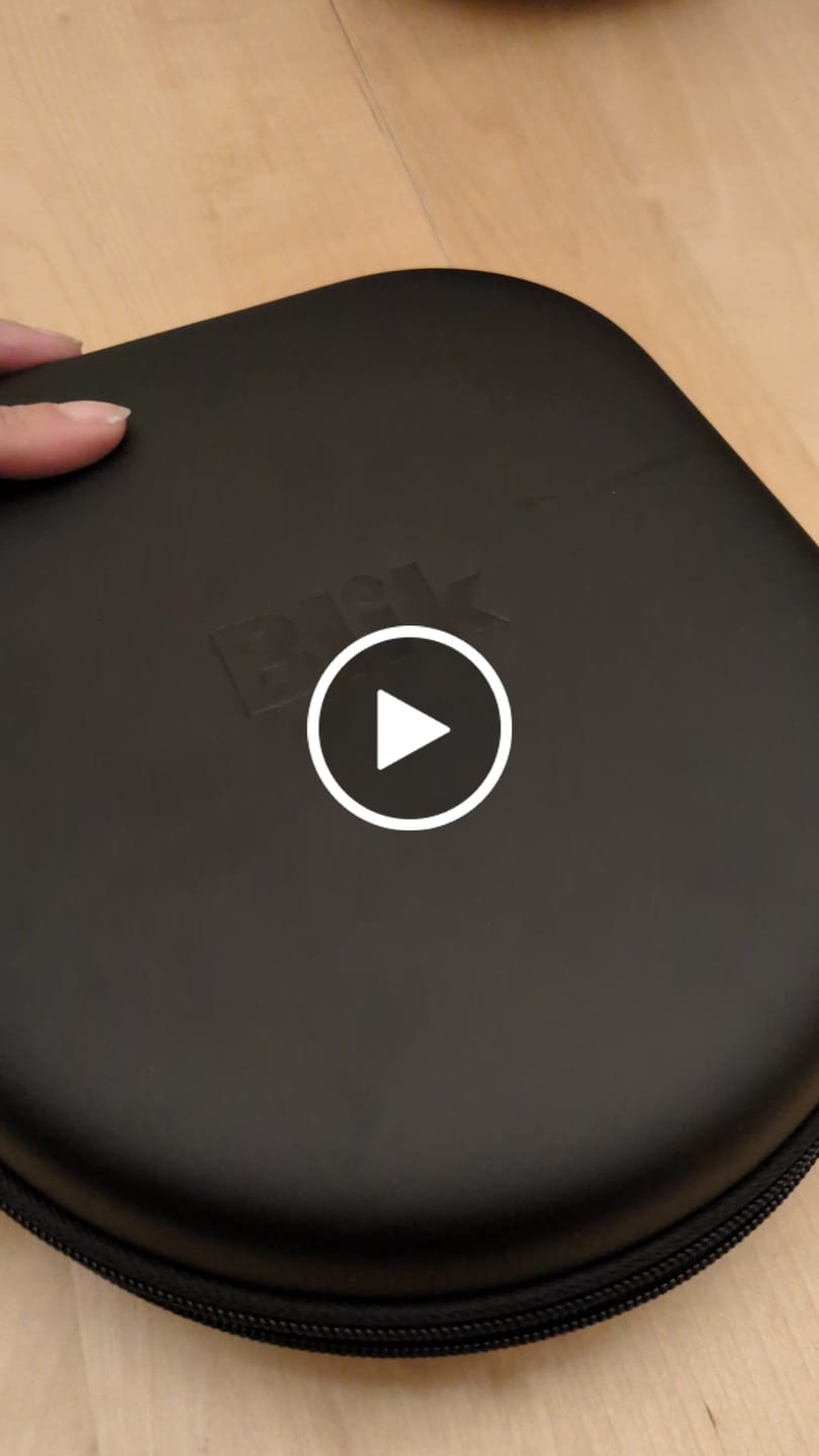 Customer video review of Audifonos Bluetooth Blik Aura950 Cancelación De Ruido 72H Cream