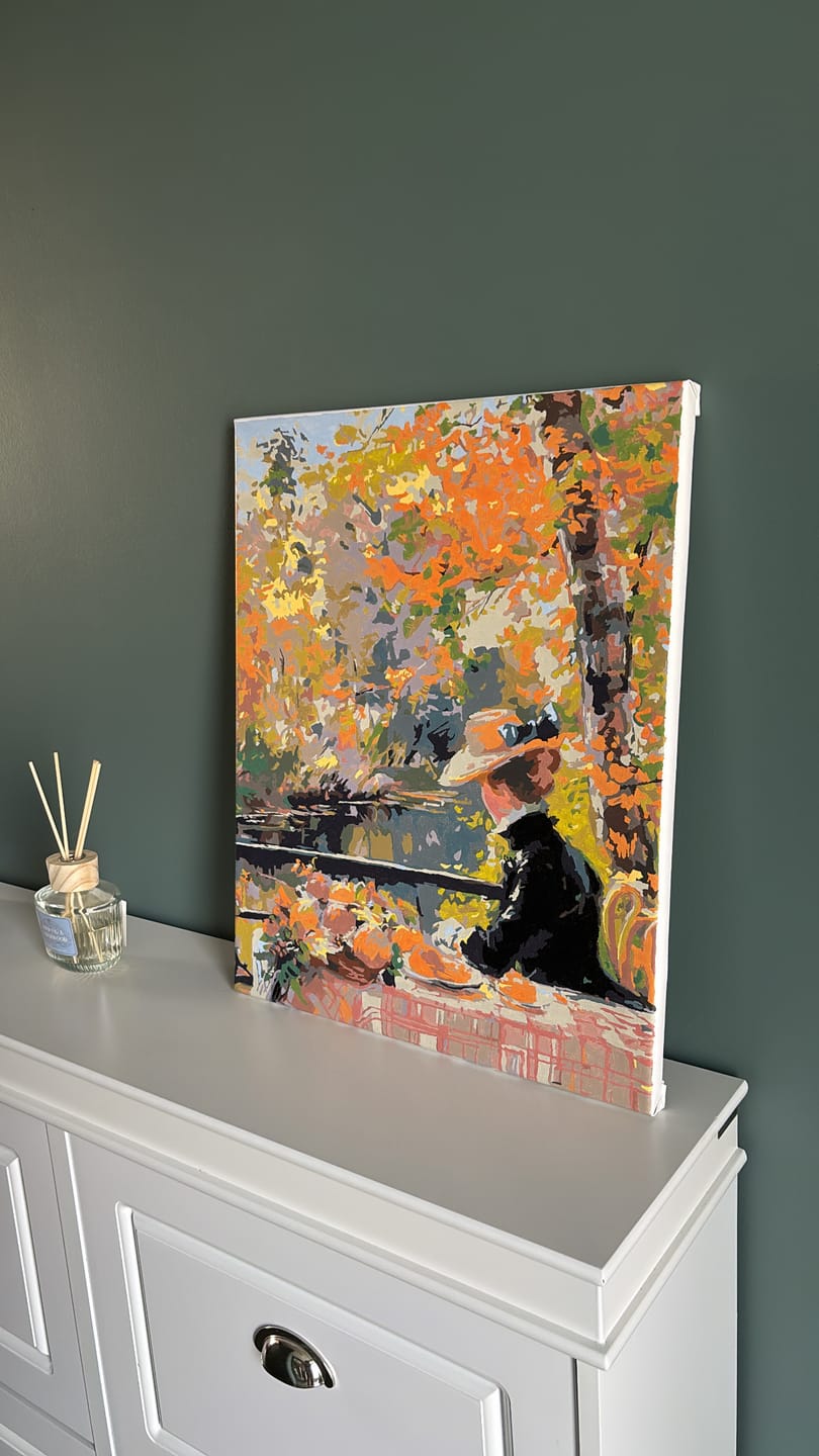 Customer photo review of Femme en Automne inspirée de Renoir