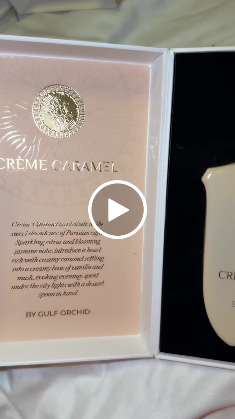 Customer video review of CRÈME CARAMEL