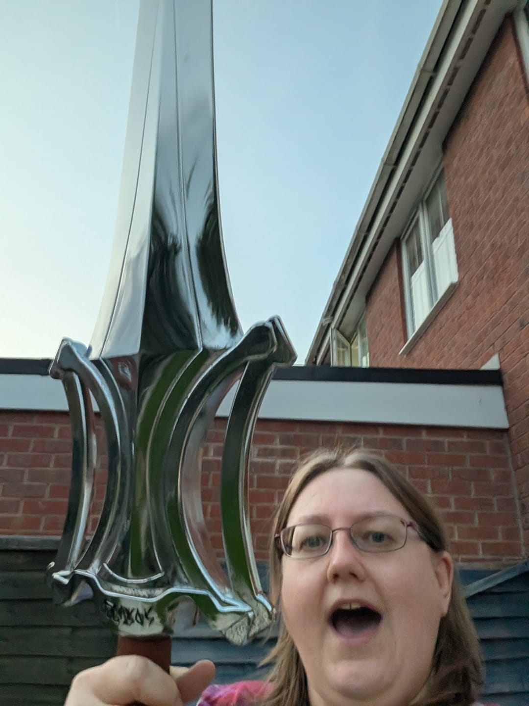 Customer photo review of Masters Of The Universe - THE OFFICIAL Sword Of Power FULL METAL Prop Replica