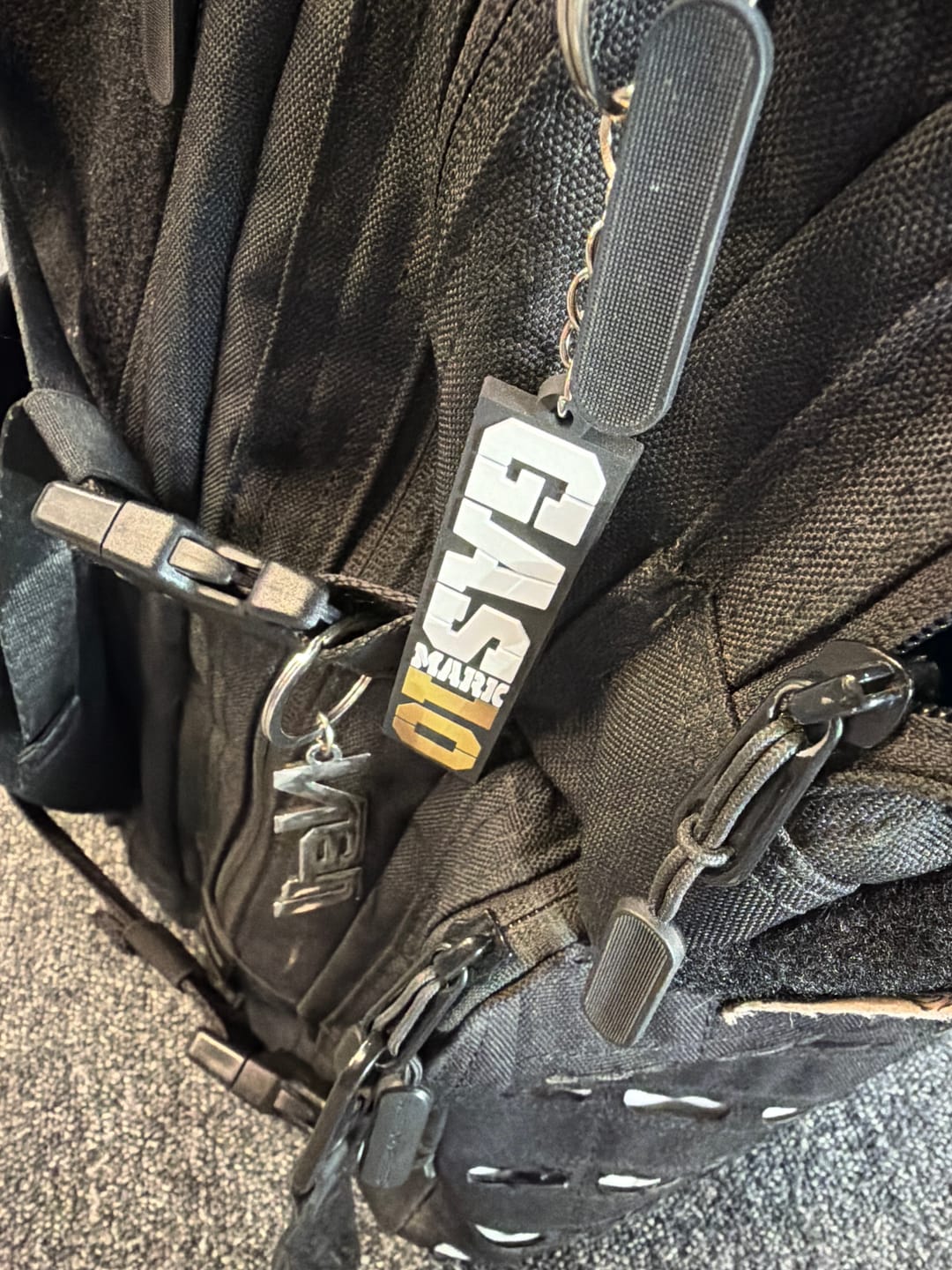 Customer photo review of GASMARK10 KEYRING.
