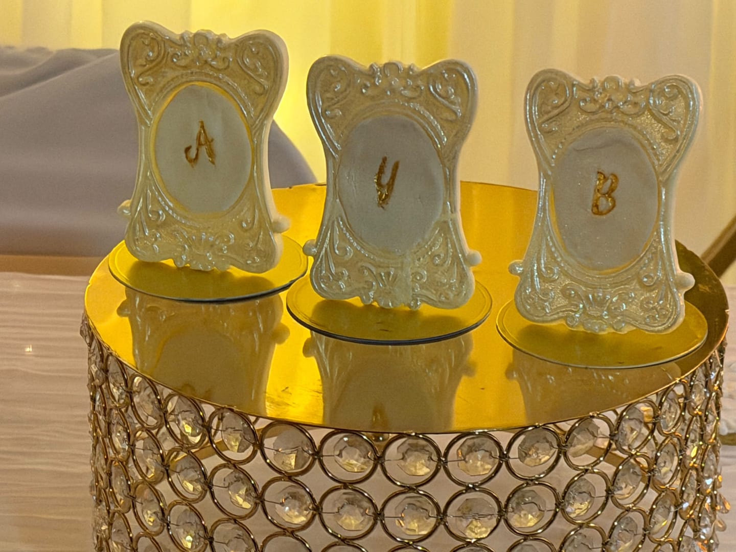Customer photo review of Mini Fondant & Brigadeiro Embosser Stamp Set | 2cm Fancy Letters