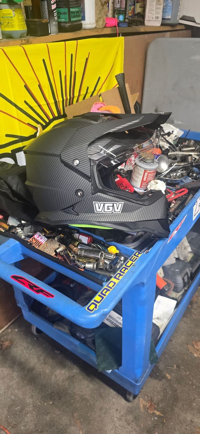 Customer photo review of PivotPro Dynamic Dirt Bike Helmet
