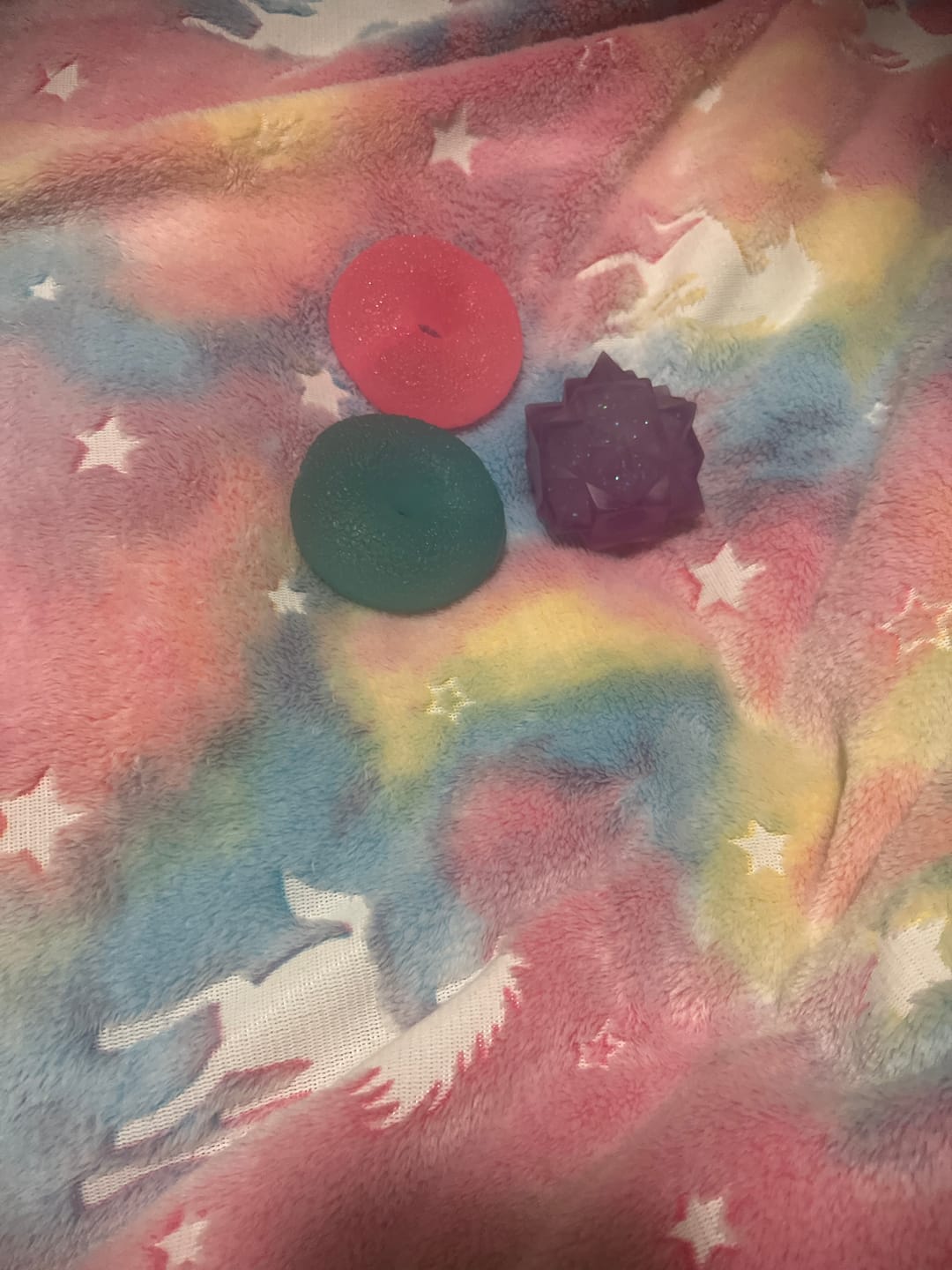 Customer photo review of Doughnut Glow Sugar Squishy