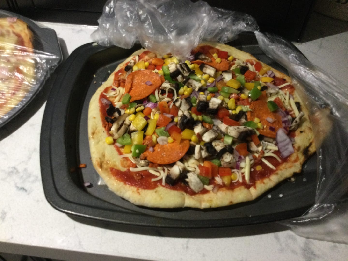 Customer photo review of Sourdough Pizza Bases