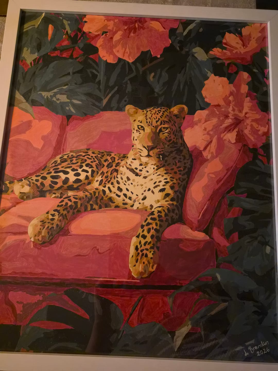 Customer photo review of Wild elegance | Paint by Number