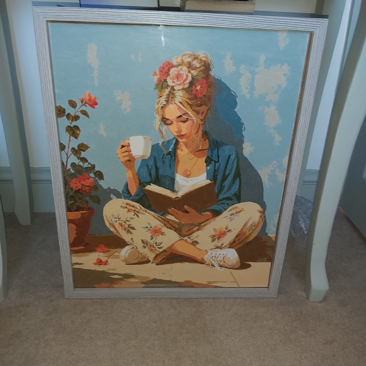 Customer photo review of Floral Escape Pt. 2 | Paint by Number