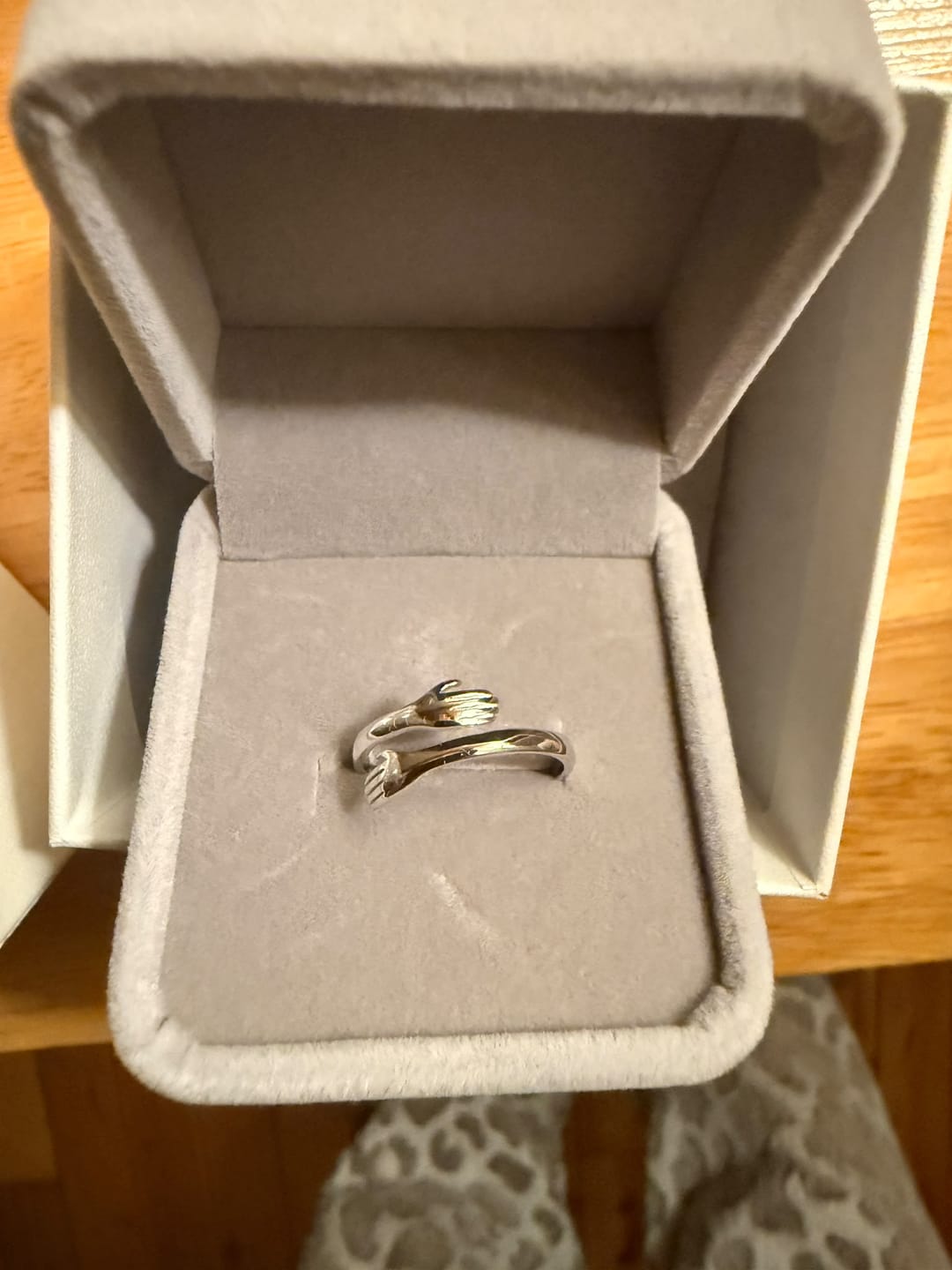 Customer photo review of The “Always With You” Hug Ring