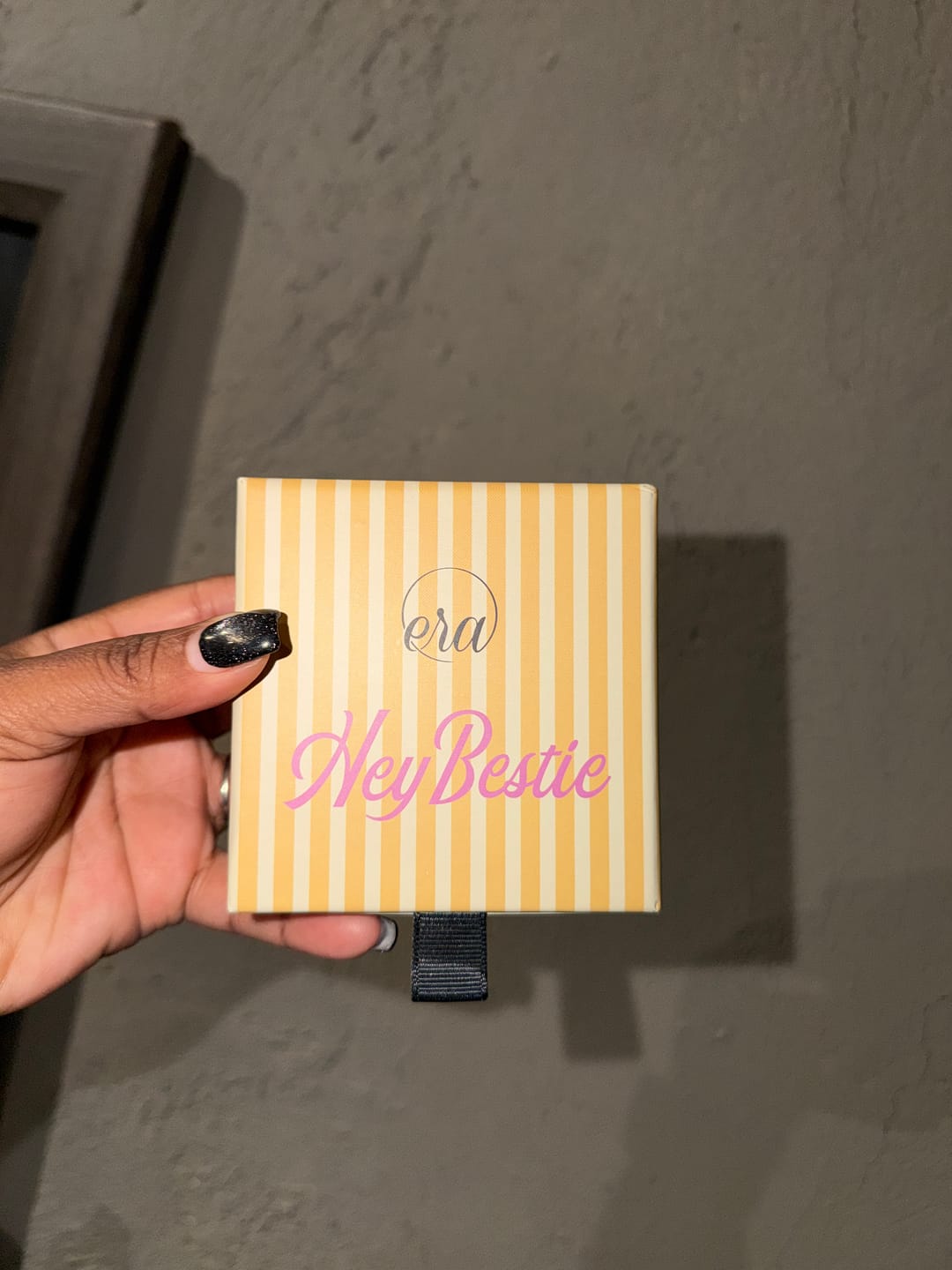 Customer photo review of Gold Era Logo Studs
