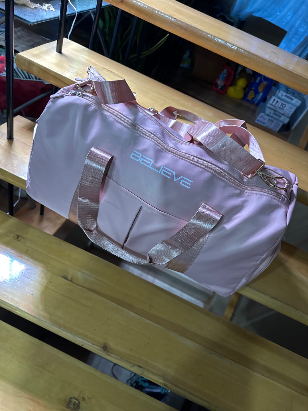 Customer photo review of Believe Gym Bag