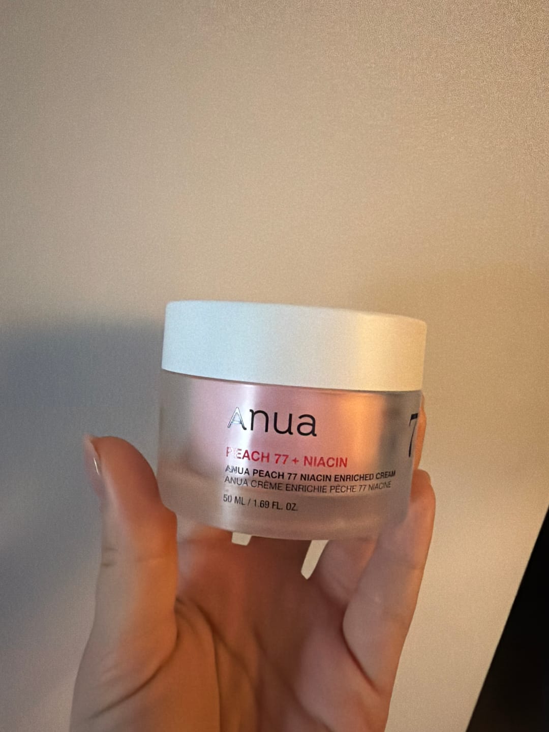 Customer photo review of Ādu mīkstinošs krēms sejai Anua Peach 77 Niacin Enriched Cream