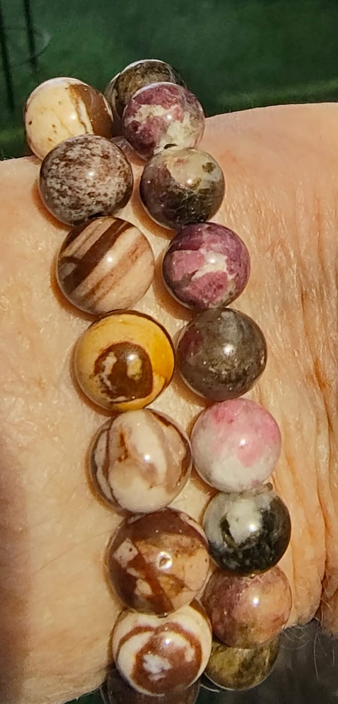 Customer photo review of Rainbow Tourmaline Bracelet
