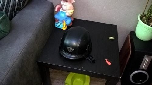 Customer photo review of German Half Helmet - Army Camo