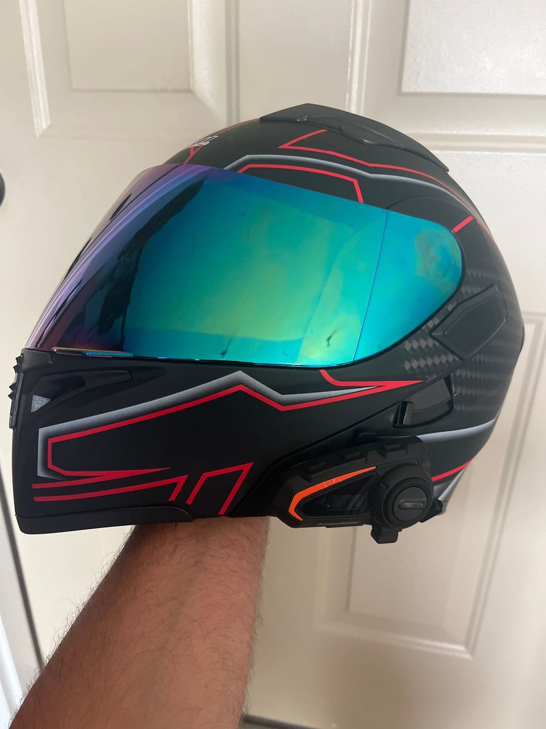 Customer photo review of R5 Modular Helmet - Bluetooth Headset