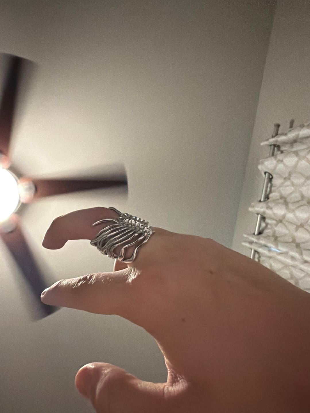 Customer photo review of RIBCAGE RING