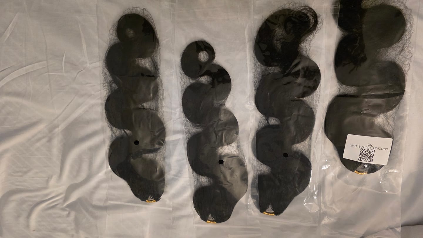 Customer photo review of Miracle Knots Crochet Hair Body Wave