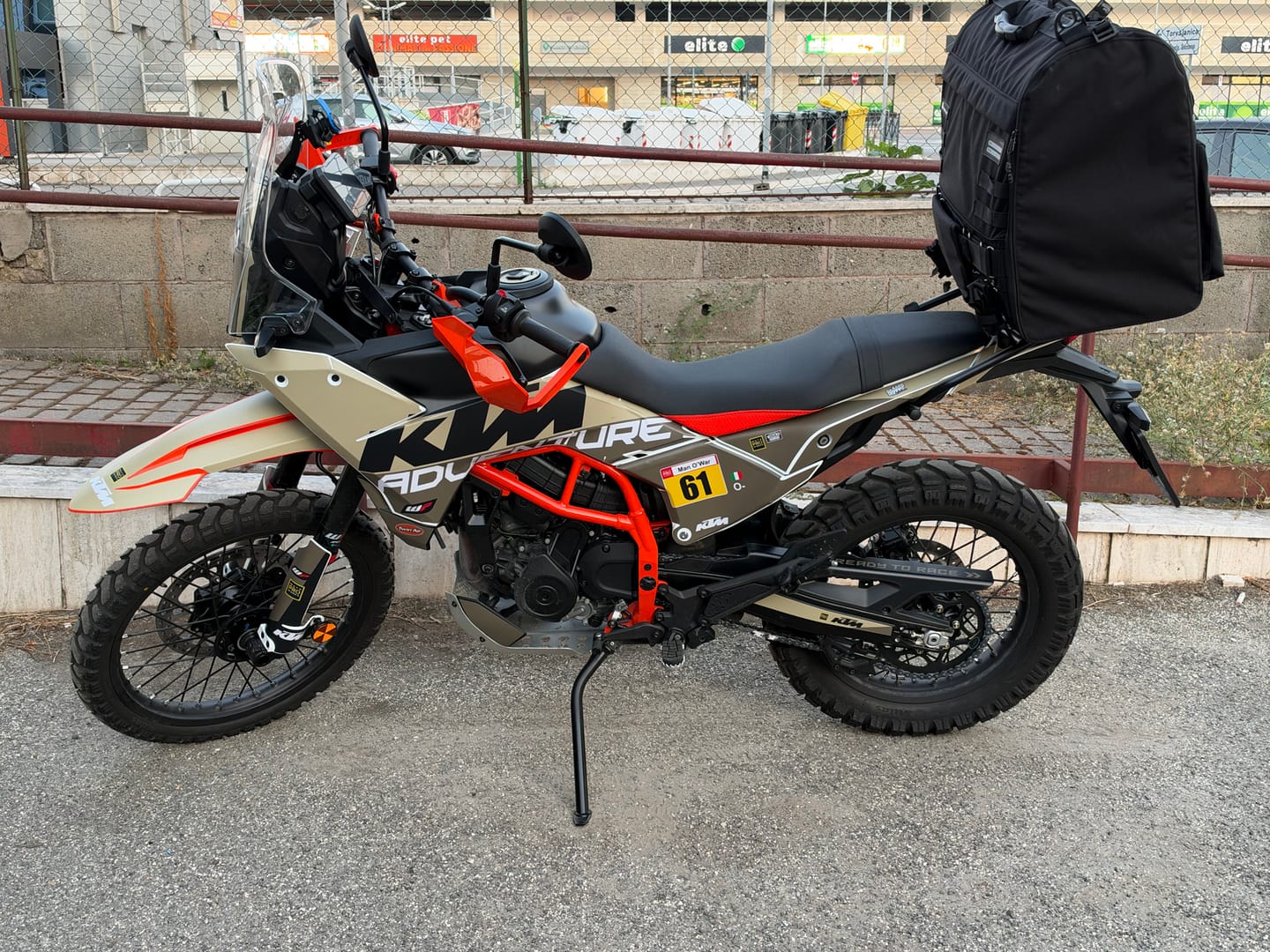 Customer photo review of KTM 390 Adventure R / X GRAPHICS - "Waypointer" (Sand)