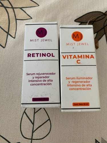 Customer photo review of Serum Facial Retinol 50ml