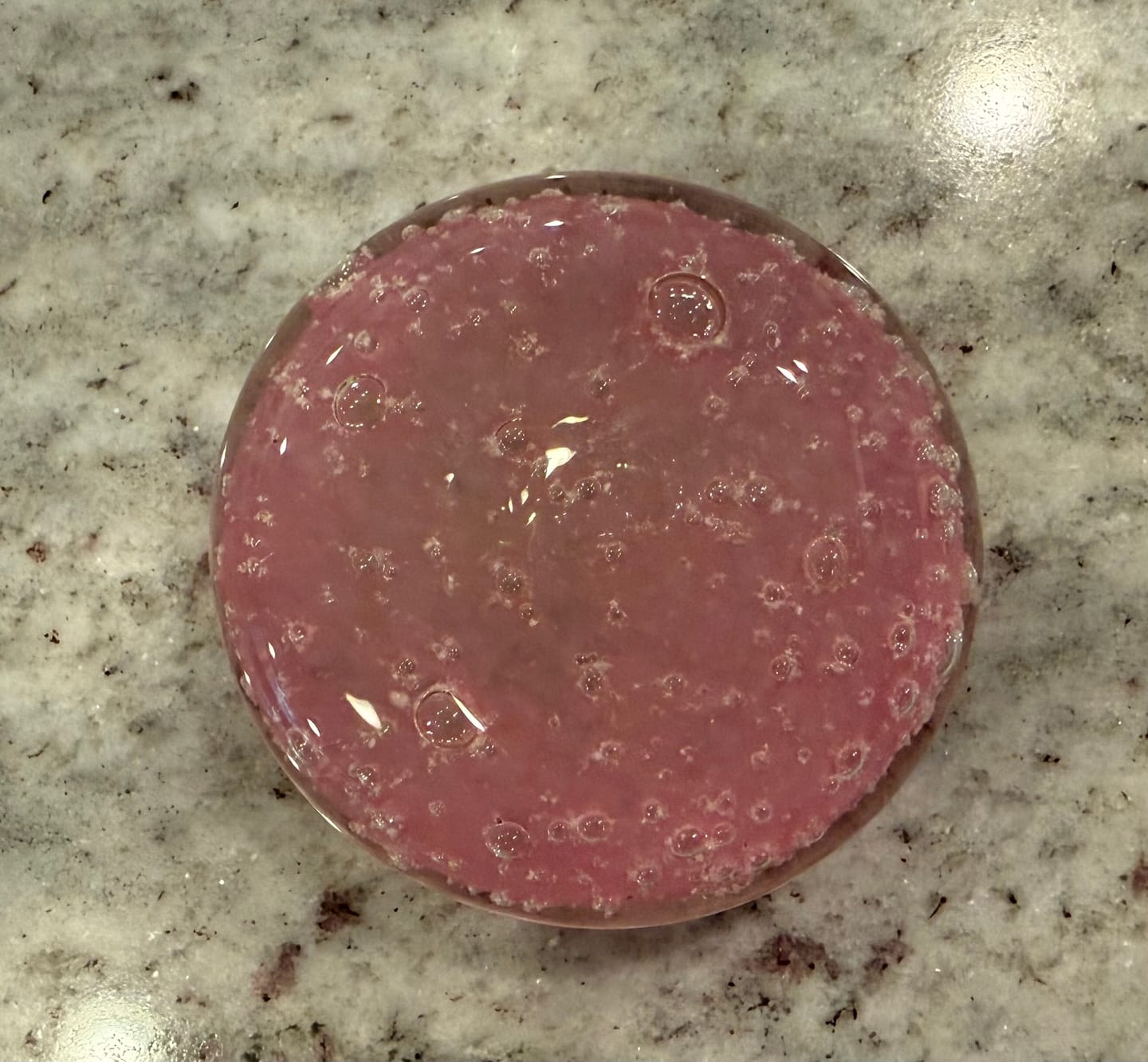 Customer photo review of Soul Stones with Infused Cremation Ashes