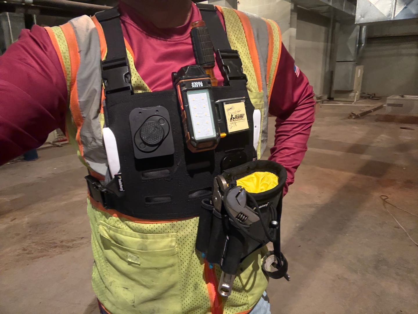 Customer photo review of Joey Pouch | Clip-On Tool & Hardware Pouch