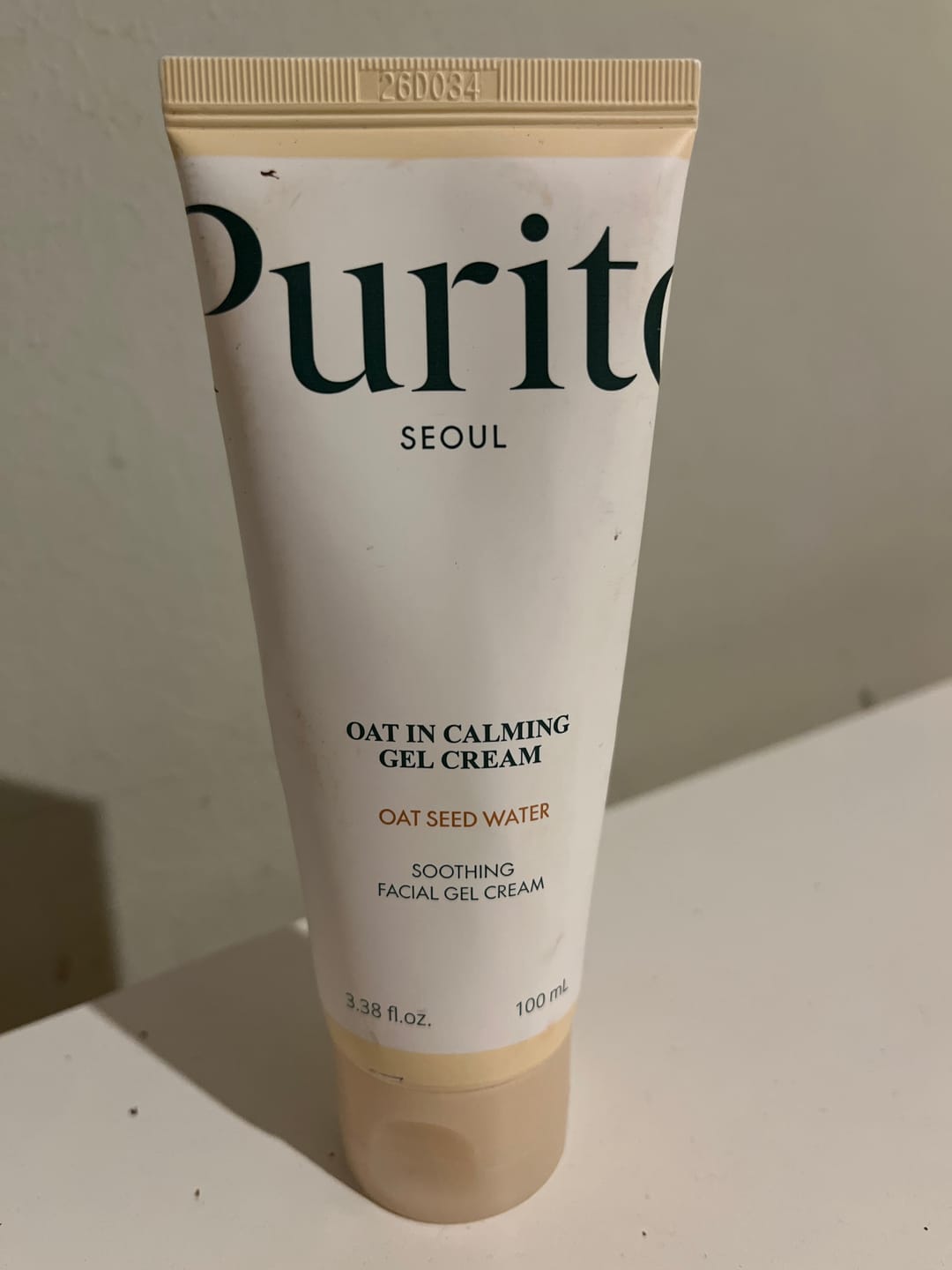 Customer photo review of Nomierinošs gelveida krēms ar pantenolu Purito Oat-In Calming Gel Cream