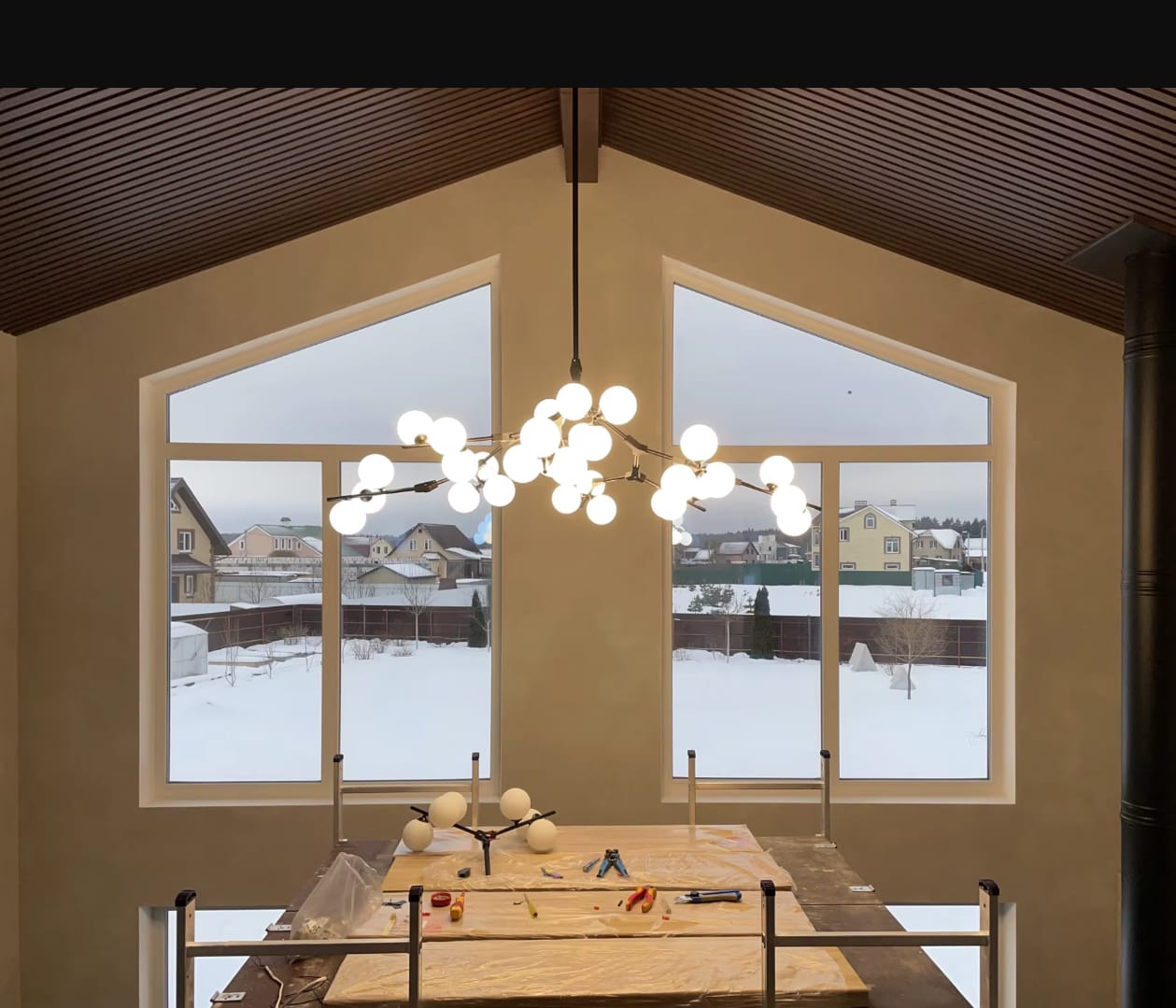 Customer photo review of Tree Branch LED Pendant Light
