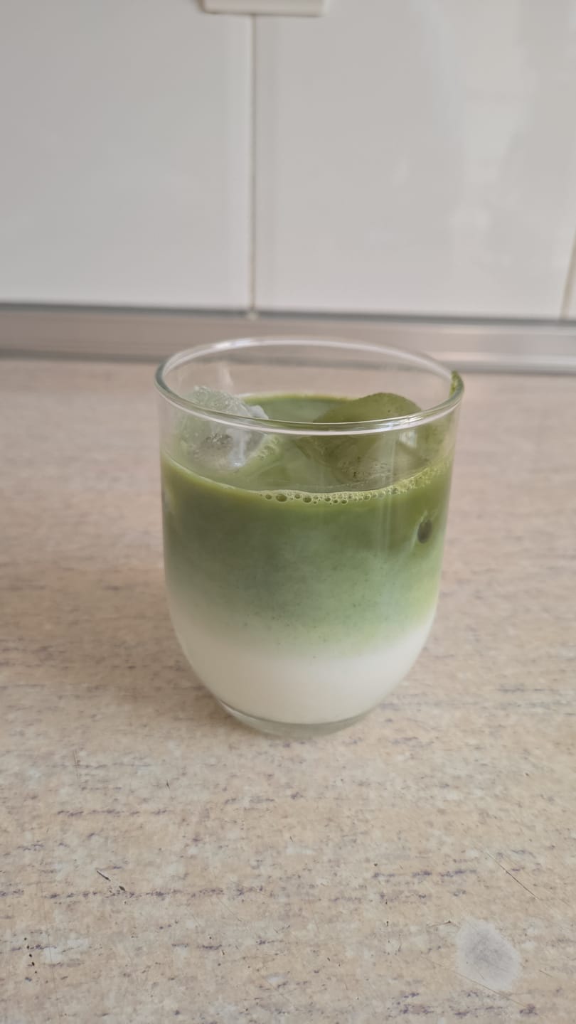 Customer photo review of Té Matcha Premium Fresa
