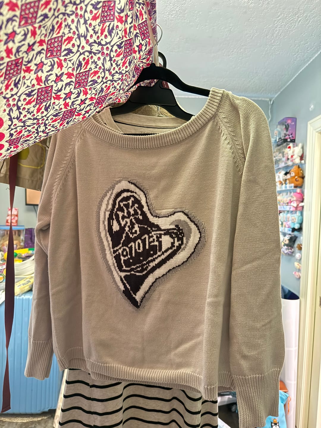 Customer photo review of 707 FLAME KNIT SWEATER
