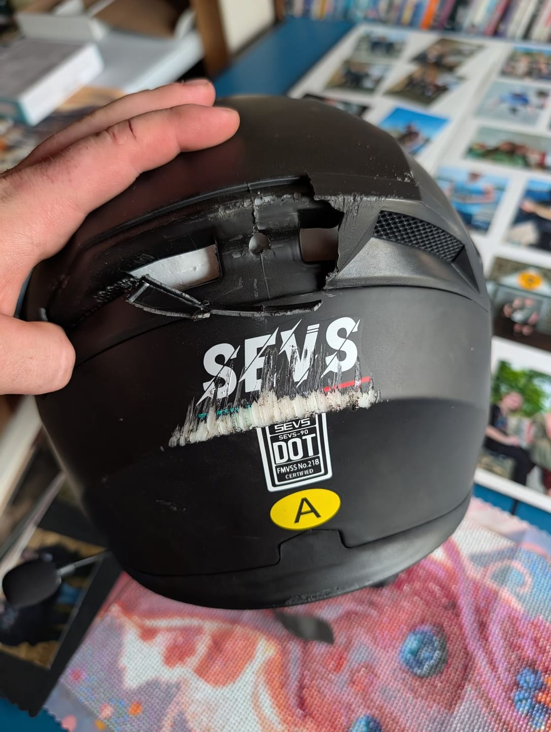 Customer photo review of K1 Modular Helmet - Bluetooth Headset