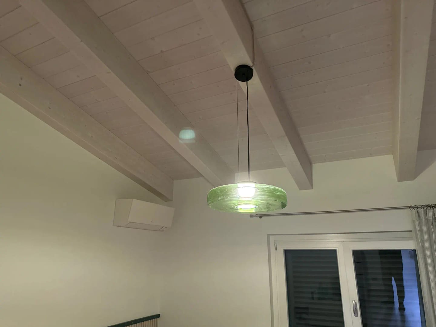 Customer photo review of Plug In Pendant Light, Layered Glass Discs, 45 cm, Integrated LED
