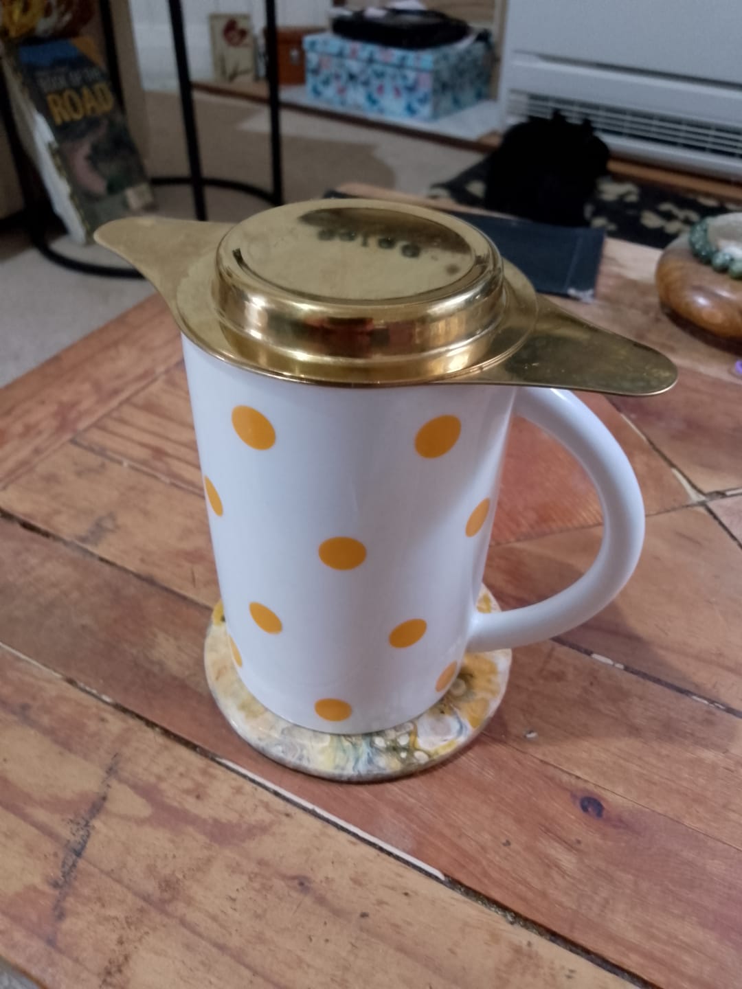 Customer photo review of Premium Gold Tea Cup infuser
