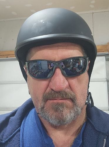Customer photo review of Smallest Beanie Half Helmet