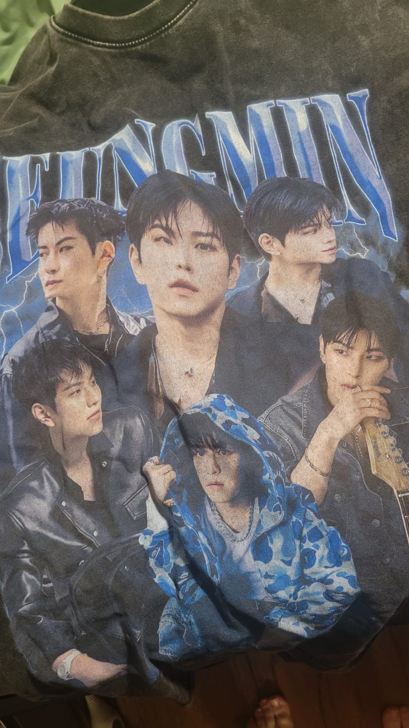 Customer photo review of Stray Kids Seungmin Shirt