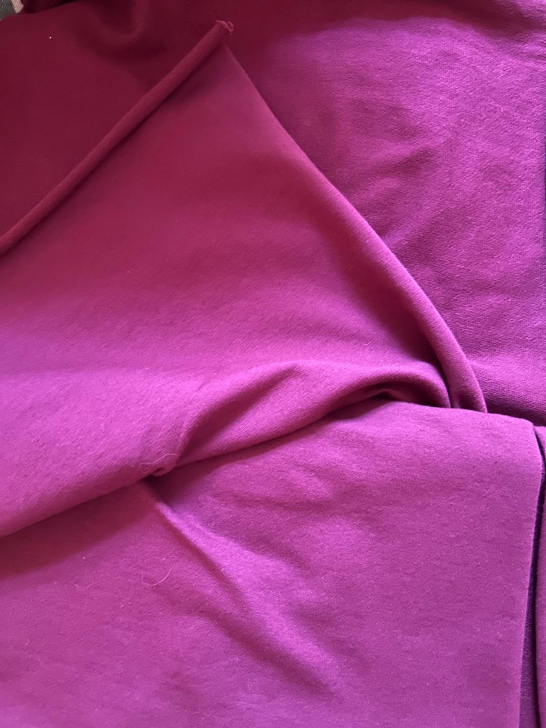 Customer photo review of Plain French Terry Fabric