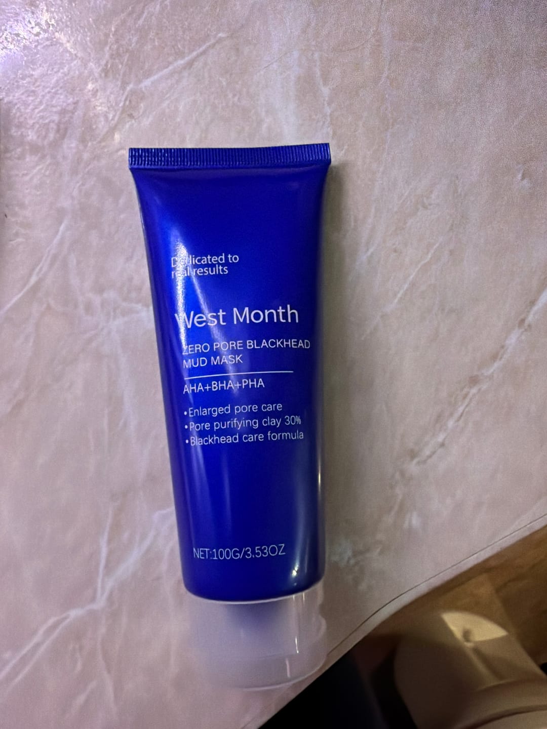 Customer photo review of Zentra Korean Volcanic Mud Mask