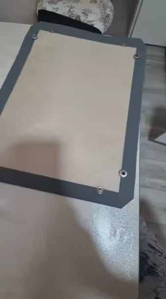 Customer photo review of Leakproof Baking Mat That Snaps Into a Tray