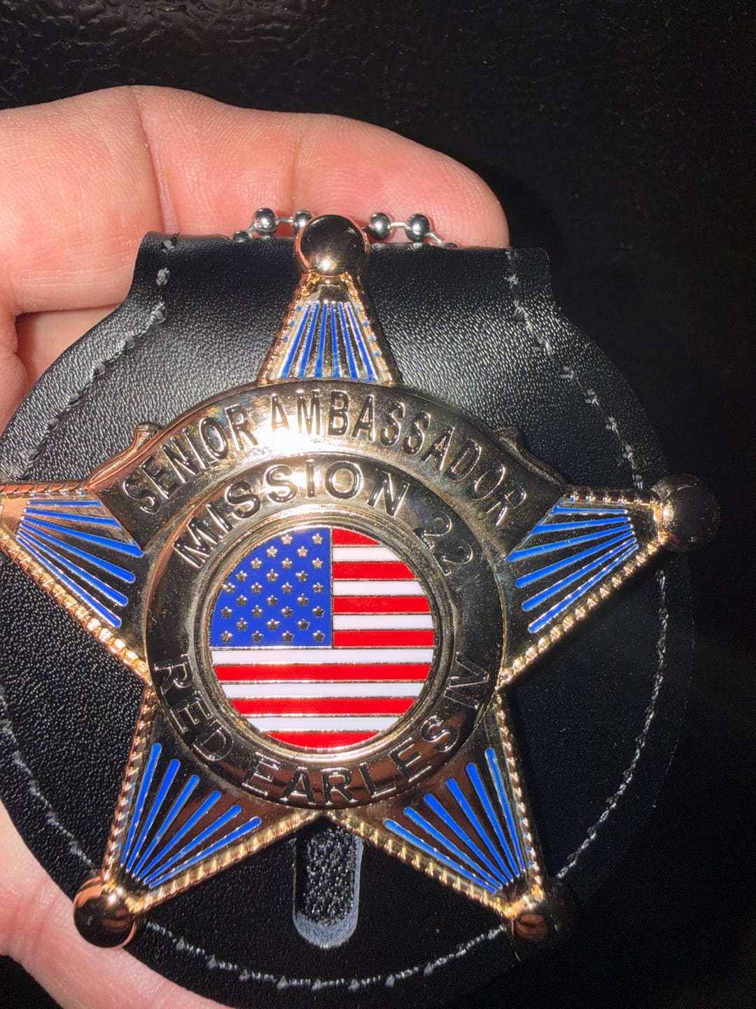 Customer photo review of Customizable Badge BA31