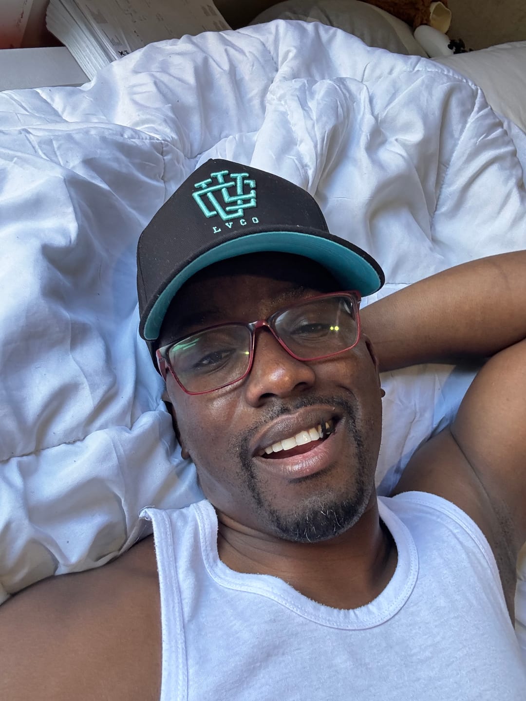 Customer photo review of Deep Fit LVCO Midnight Mint A-Frame Snapback