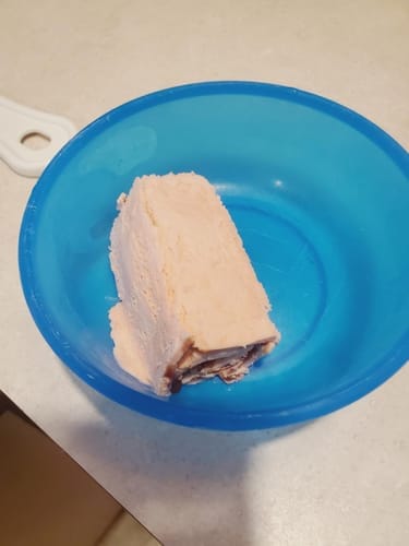 Customer photo review of Frozie™ – Freezable Ice Cream Making Plate