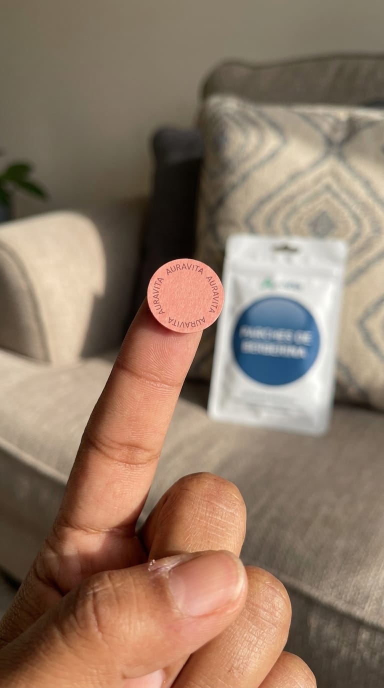 Customer photo review of Parches de Berberina | Tu aliado sin químicos
