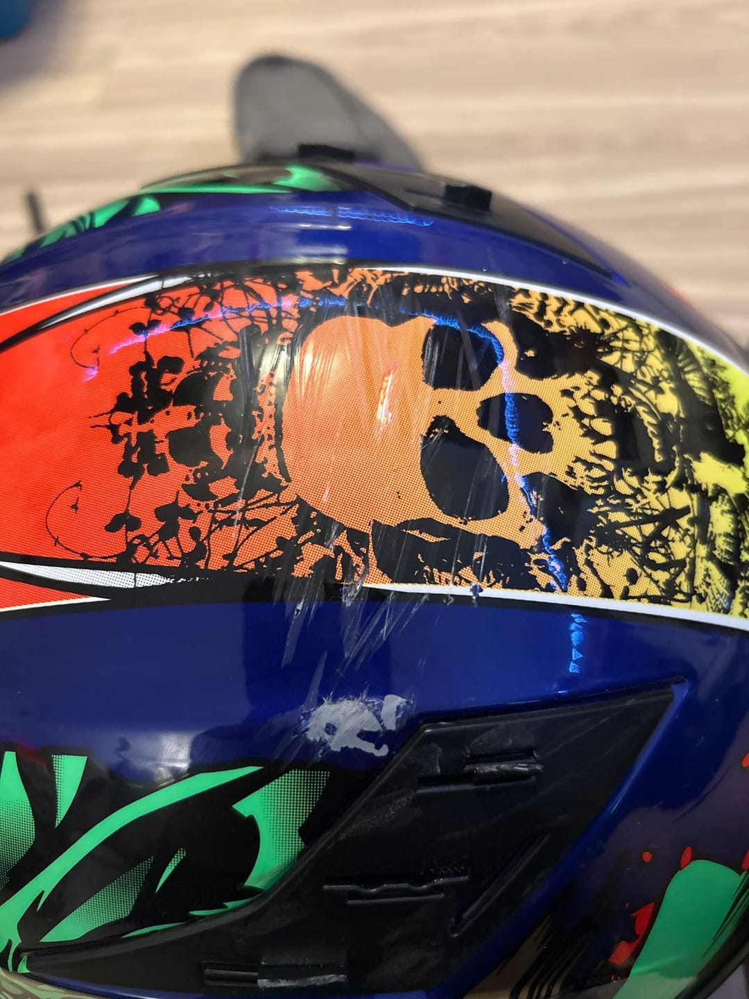 Customer photo review of K1 Colored Modular Helmet - Bluetooth Headset