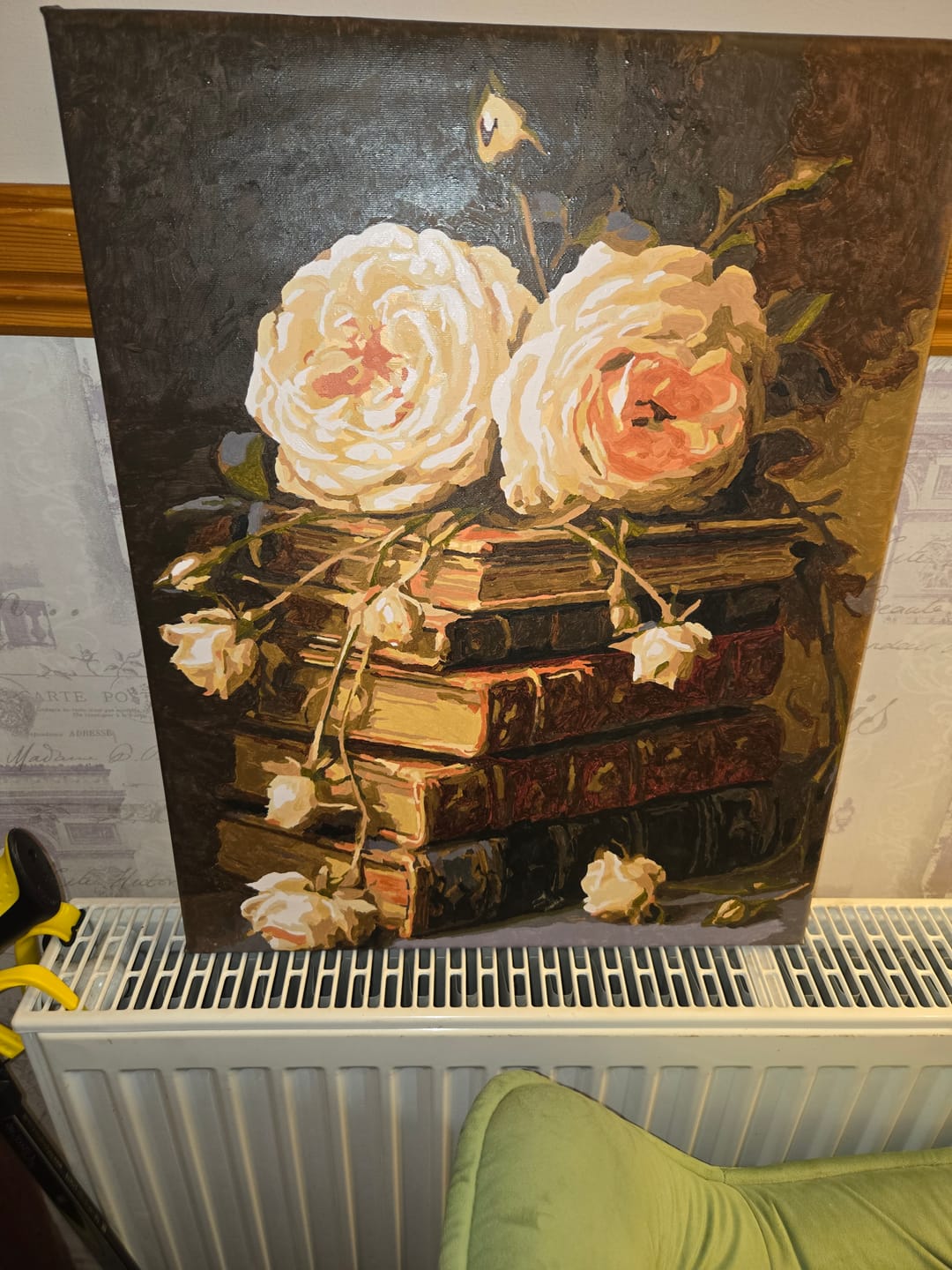 Customer photo review of Vintage Blooms | Paint by Number